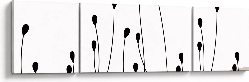 Obraz - Łąka graficzna N⁰1 (170x50 cm)