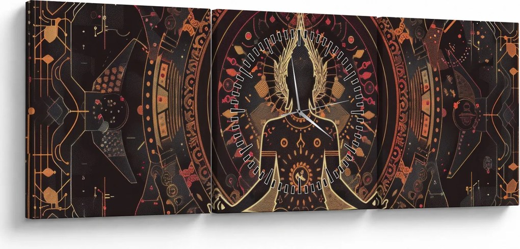 Obraz - Zen (z zegarem) (90x30 cm)