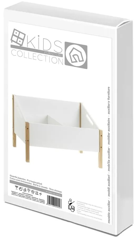 Biały regał dziecięcy 63x42 cm – Casa Selección