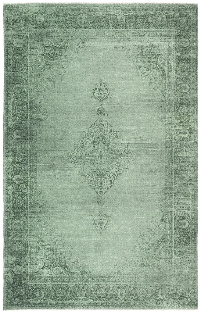 Dywan vintage Marylou zielony 80 cm x 145 cm