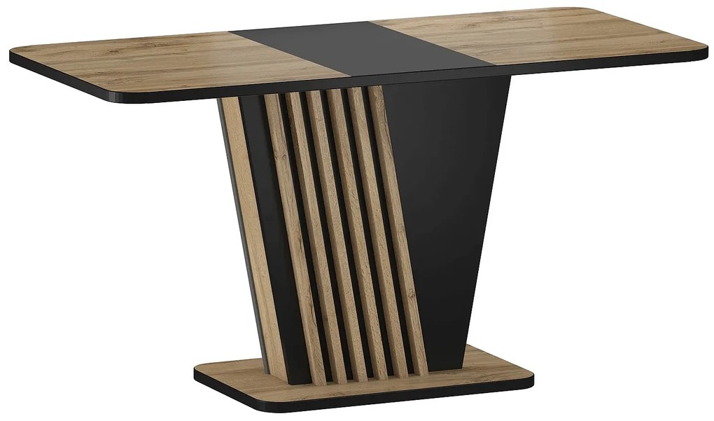 STÓŁ NEVIO DĄB ARTISAN / CZARNY 125(170)X75 SIGNAL