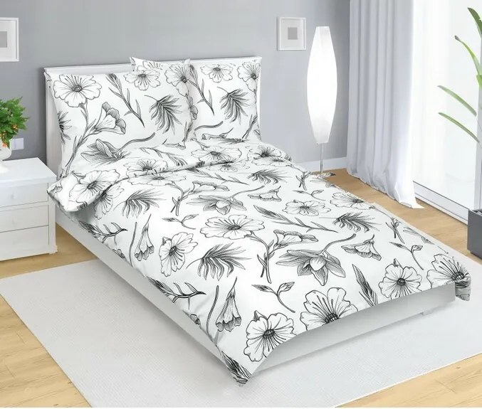 Bellatex Bawełniana pościel Ibišek, 140 x 220 cm,70 x 90 cm, 140 x 220 cm, 70 x 90 cm