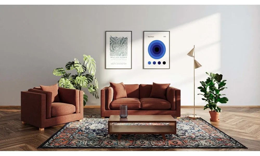 Ceglasta sofa 195 cm Pomo – Ame Yens