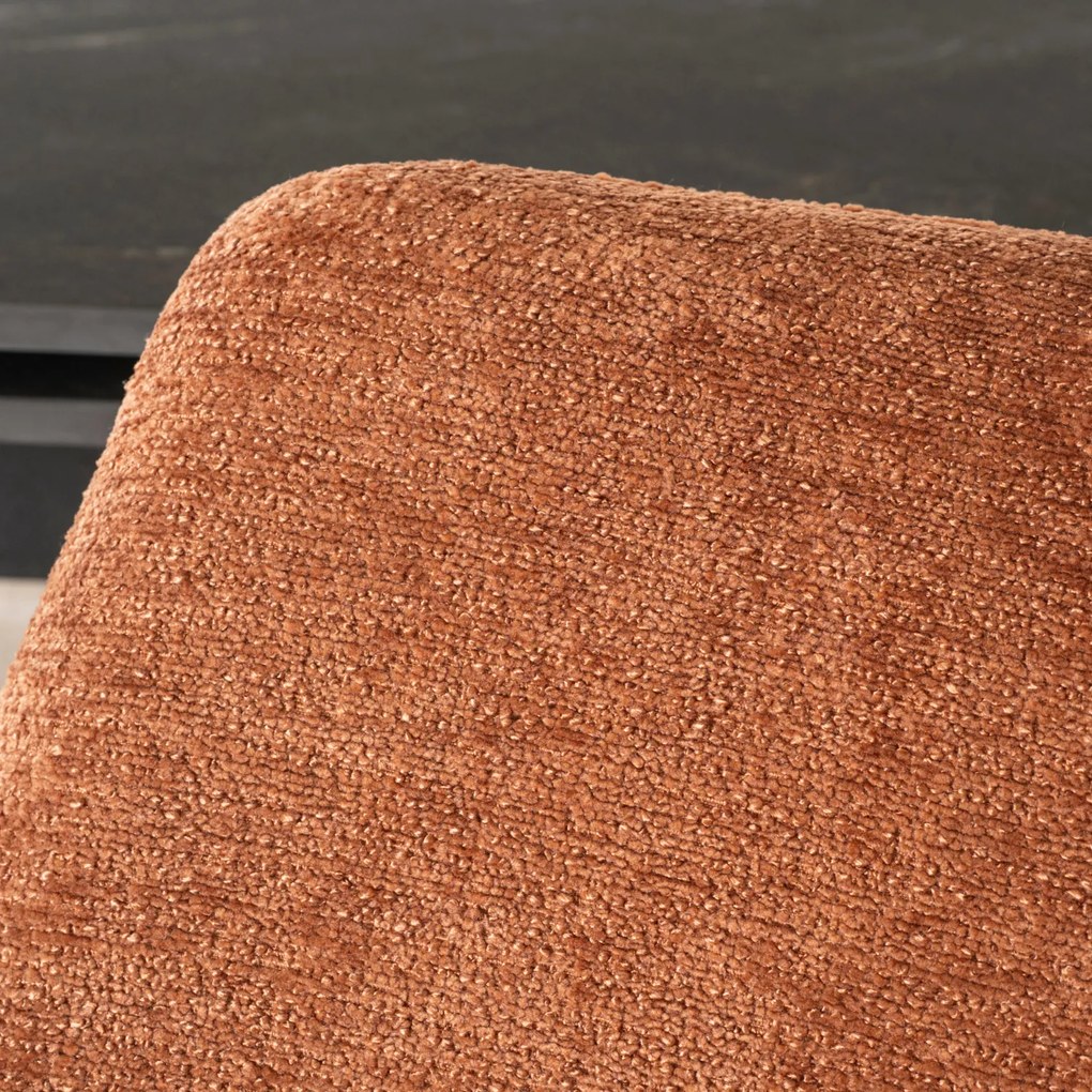 Krzesło Tapicerowane FLAV Rude Nowoczesne