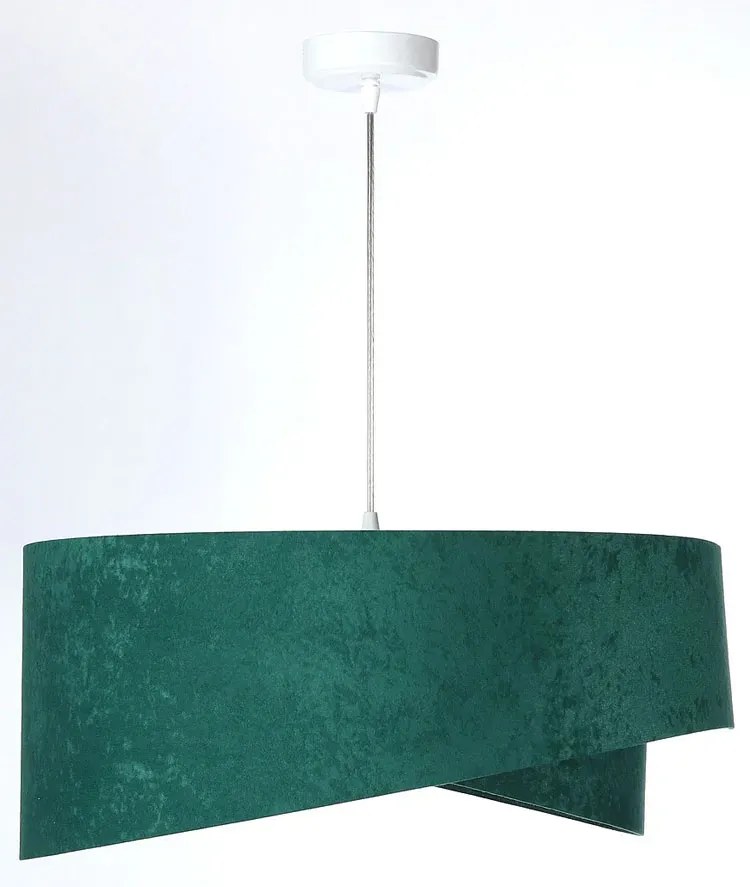 Zielono-biała asymetryczna lampa wisząca - EX972 S3-D58
