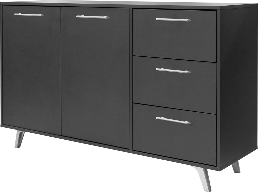 Komoda ELISE 140 cm do Salonu Sypialni Grafit