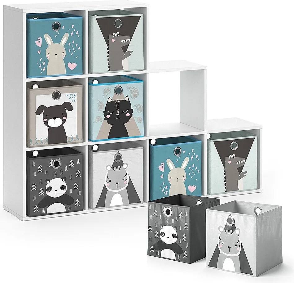 Półka dla dzieci biały 142.4x29x107.8