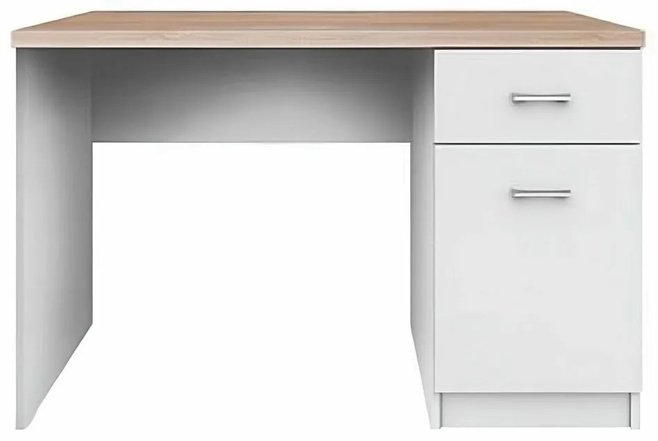 Biurko TOPTY 1D1S, białe