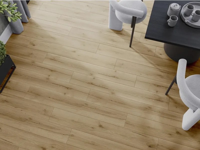 Mexen Buffalo panele winylowe 1240 x 182 mm SPC 6,5 mm, podkład IXPE 1,5 mm, 4 V-Fuga, Dąb - F1007-1240-182-505-4V1-01
