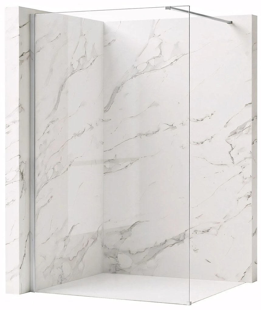 Kabina prysznicowa Walk-In Rea Flexi Transparent / Chrome 80