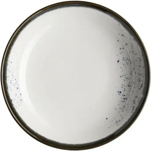 Mäser Talerz głęboki Pintar Białe niebieskiekropki 21 cm