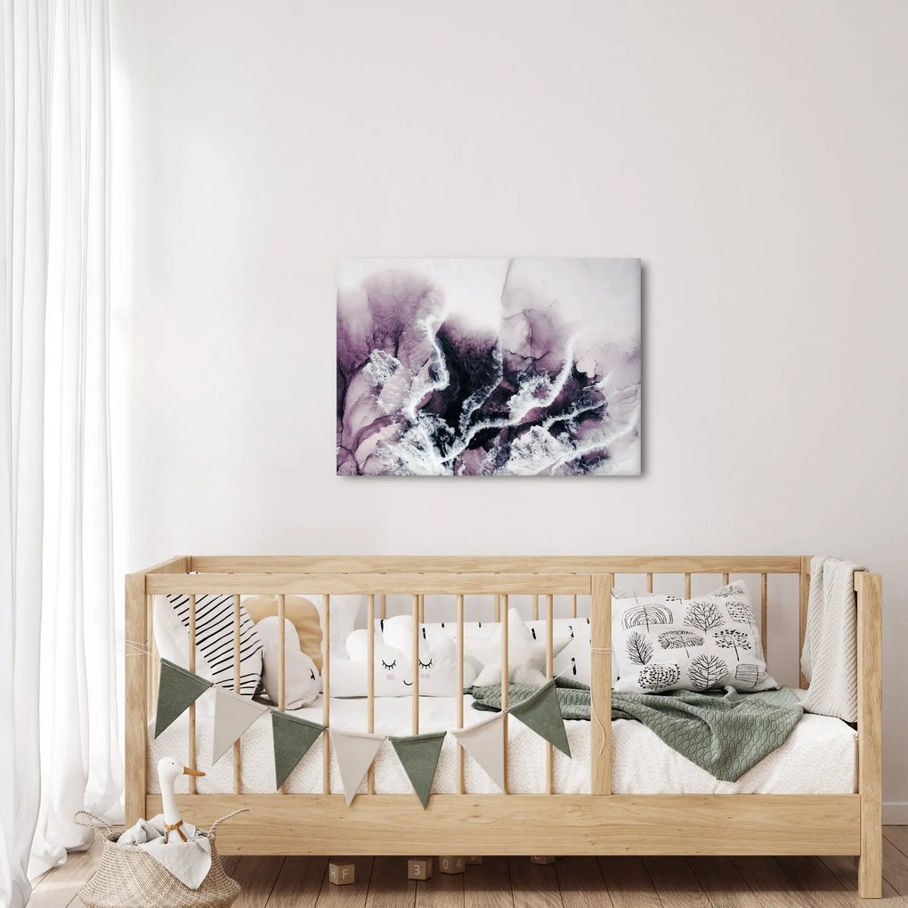 Obraz - Fioletowy marmur N⁰2 (70x50 cm)