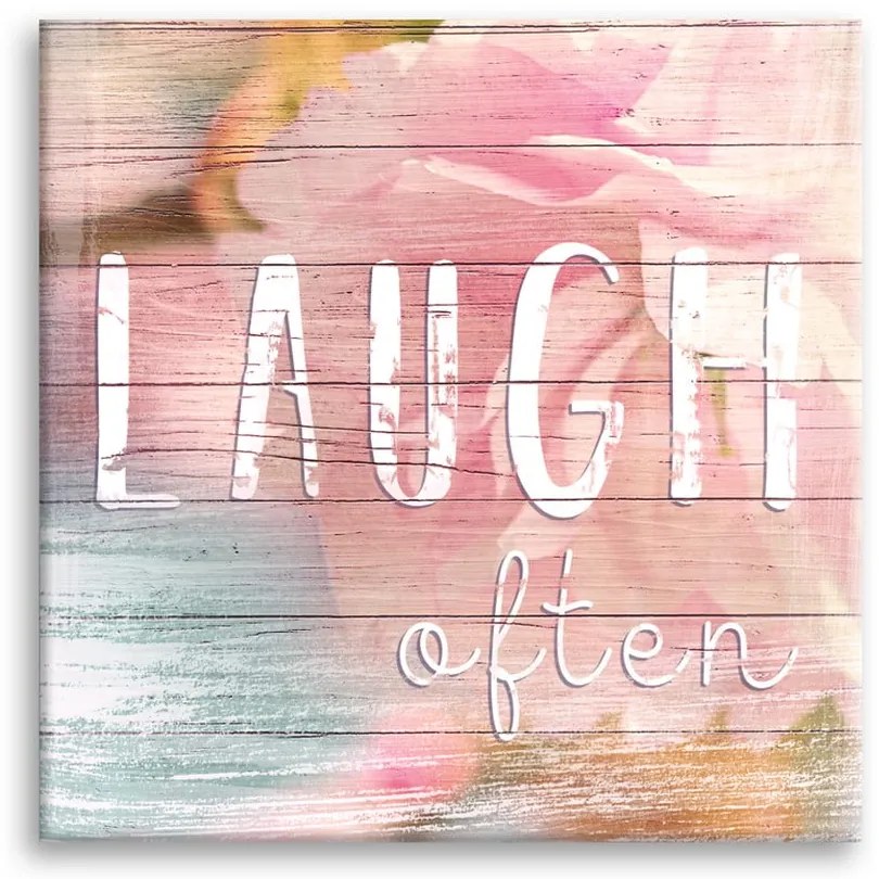 Obraz Styler Canvas Dreams Laugh, 32x32 cm