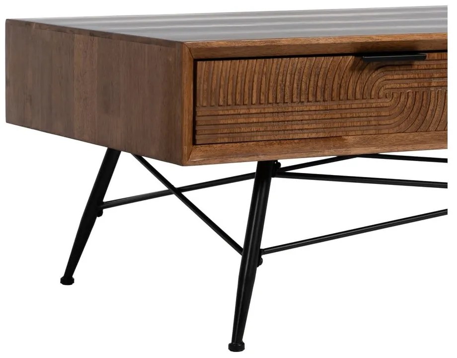 Brązowy stolik 60x120 cm Lagom – Ixia