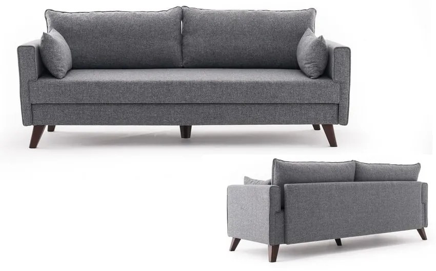 Szara sofa 208 cm Bella – Balcab Home