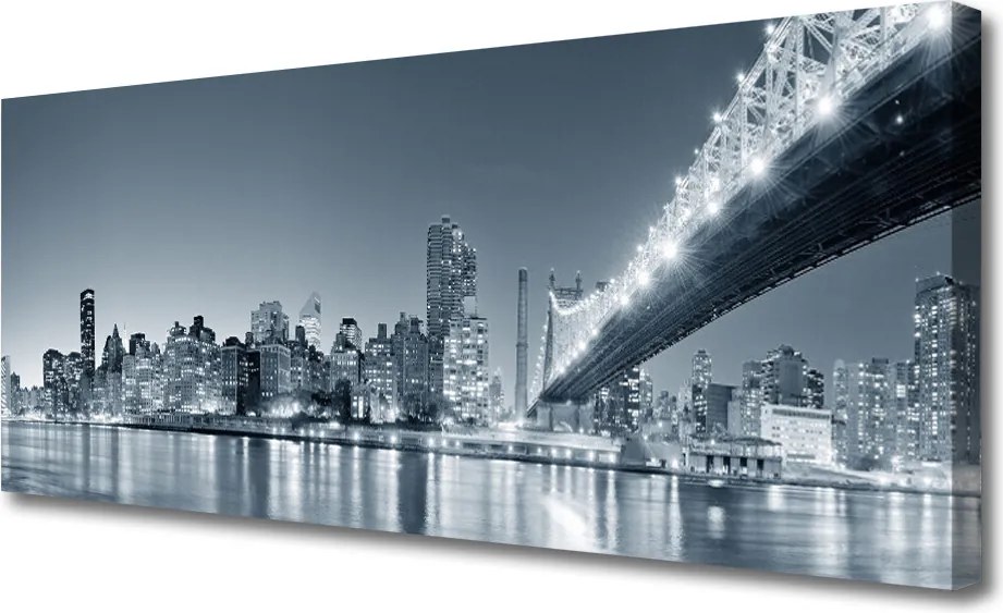 Obraz na płótnie Nocne Światła Wielkiego Mostu