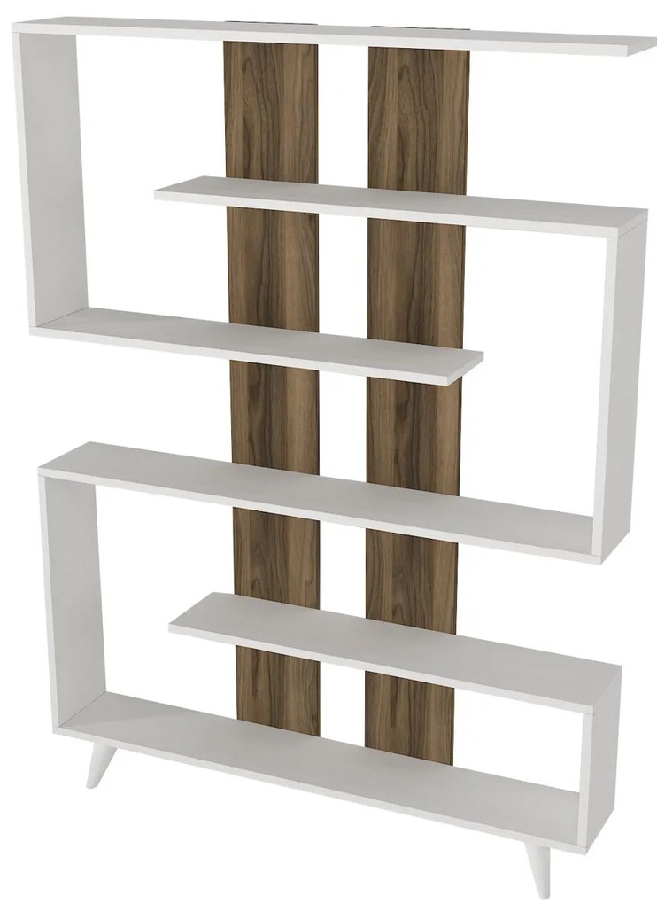Biblioteczka Rain White Walnut