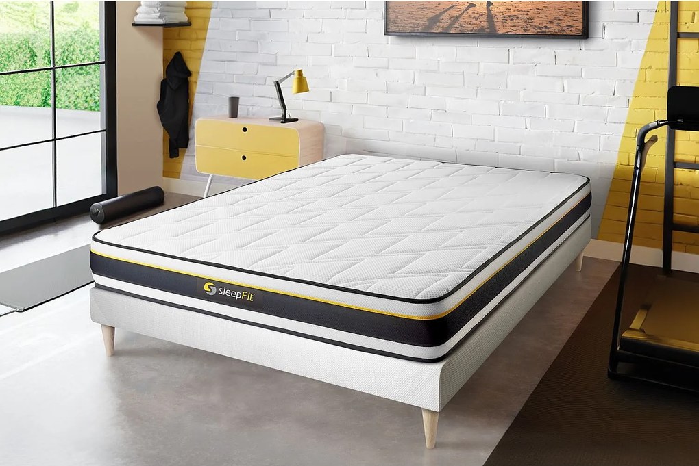 Materac Soft 120x190cm + zestaw podstawa lózka