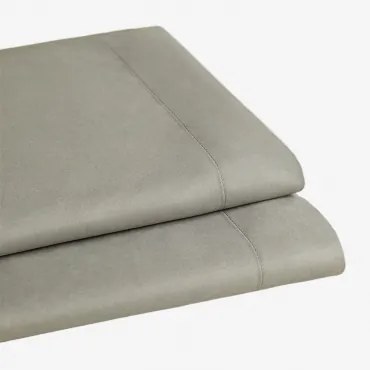Prześcieradło Satynowe 300 Nici Sampras Awokado & Łóżko 135/140cm (210 X 280 Cm) - Sklum