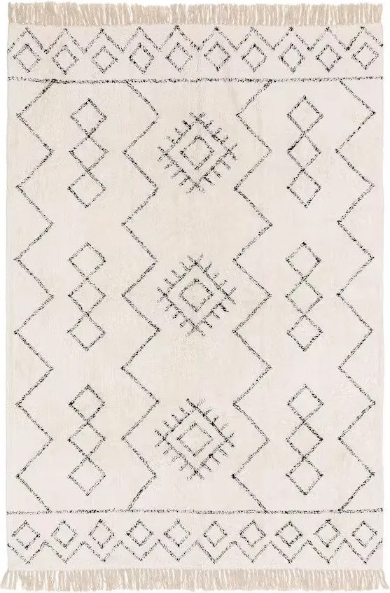 Bawełniany wzorzysty dywan dla dzieci Naomi