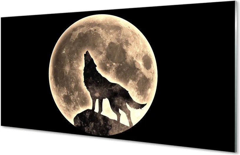 Panel nad Blat Kuchenny Wilk Wyjący do Księżyca