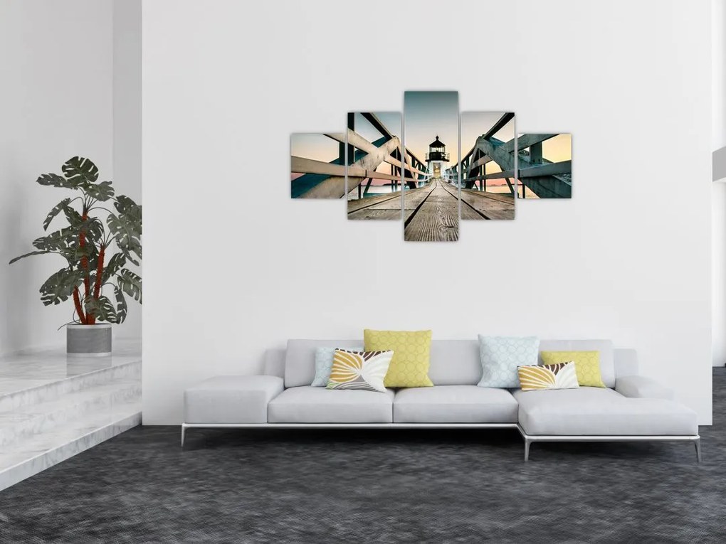 Obraz - Na molo (125x70 cm)