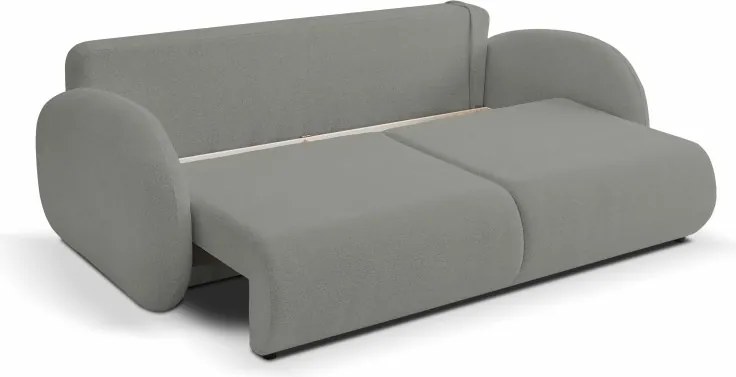 Sofa LOOP z funkcja spania i pojemnikiem CIEMNY SZARY RAVEN 07