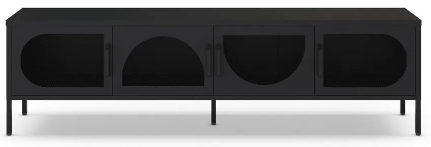 Czarna szafka pod TV 180x50 cm Tayra – Marckeric