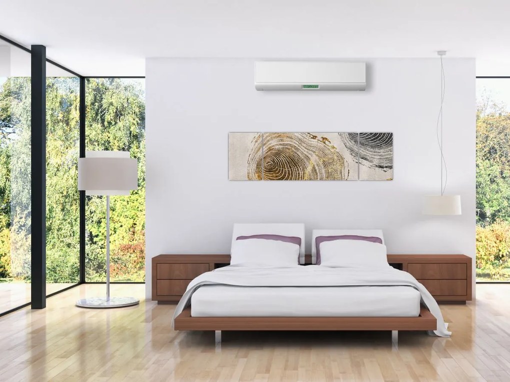 Obraz - Abstrakcja pnia (170x50 cm)