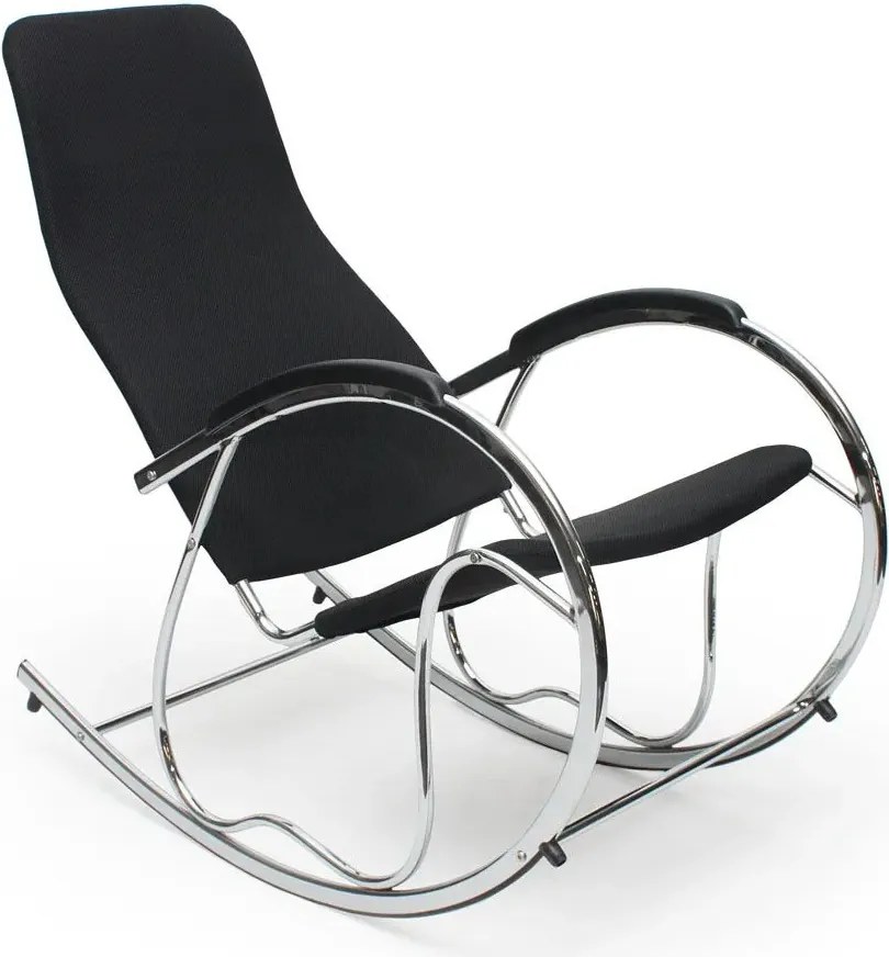 Bujany fotel do salonu  czarnyD8-E66