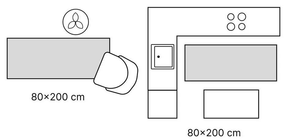 Szarobrązowy wełniany chodnik tkany ręcznie 80x200 cm Eleni Taupe – Hanse Home