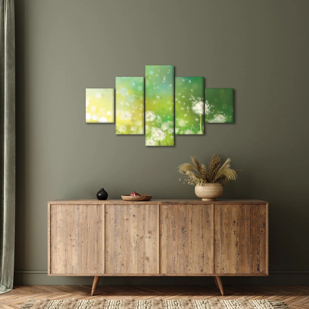 Obraz - Kwitnące mlecze (125x70 cm)