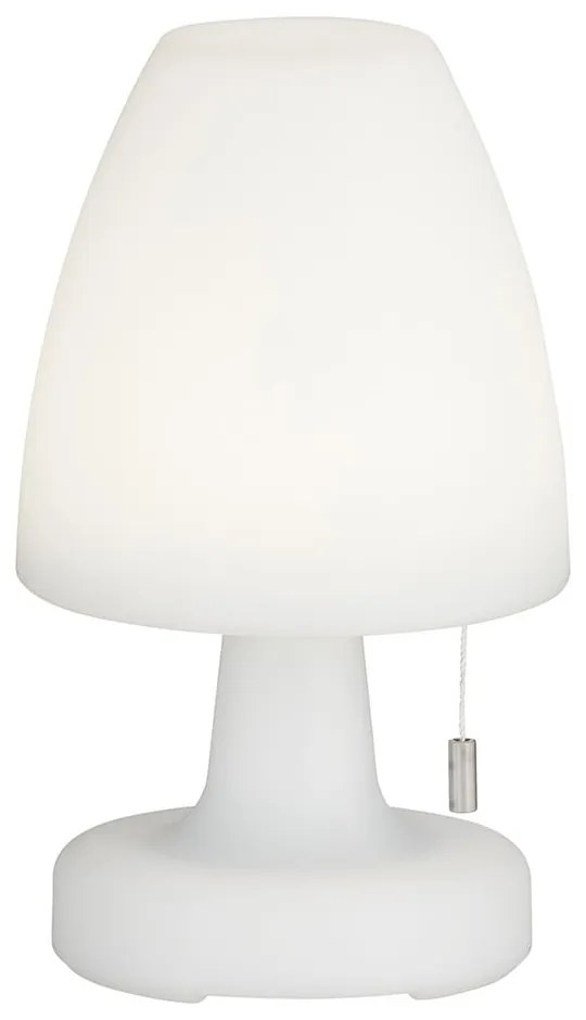 Biała lampa stołowa LED (wysokość 25 cm) Termoli – Fischer & Honsel