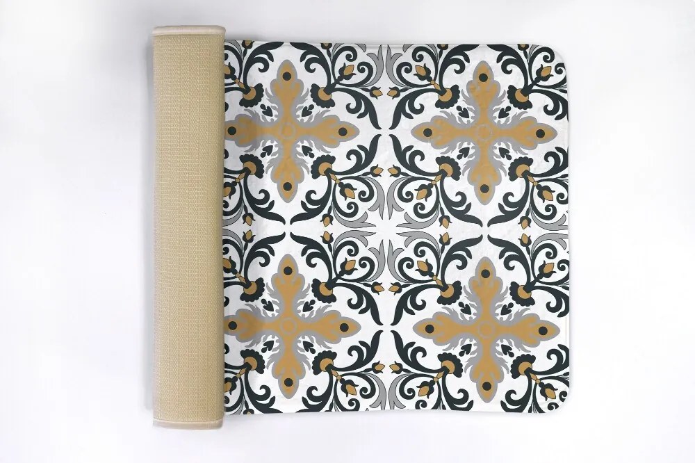 Dywanik łazienkowy antypoślizgowy Dywanik łazienkowy antypoślizgowy Wzory Geometryczne