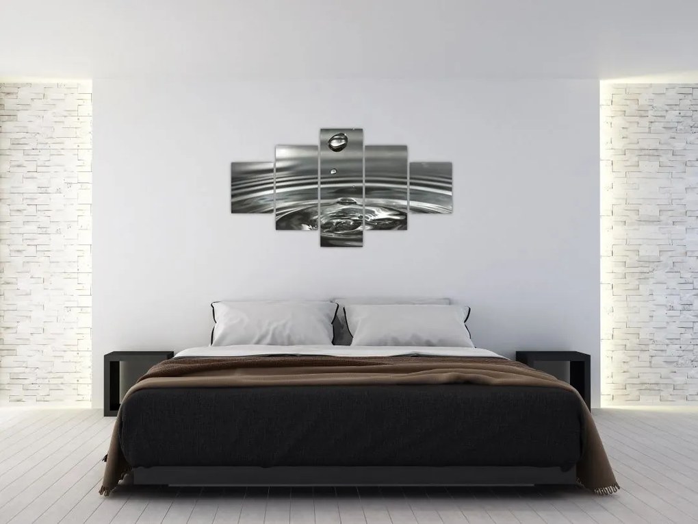 Obraz kropli wody (125x70 cm)