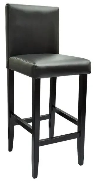 Czarny stolik barowy z 2 hokermi G6-K92