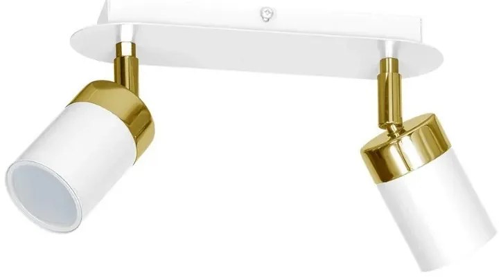 Podwójny plafon biało-złoty - 9X K473 M7-M51