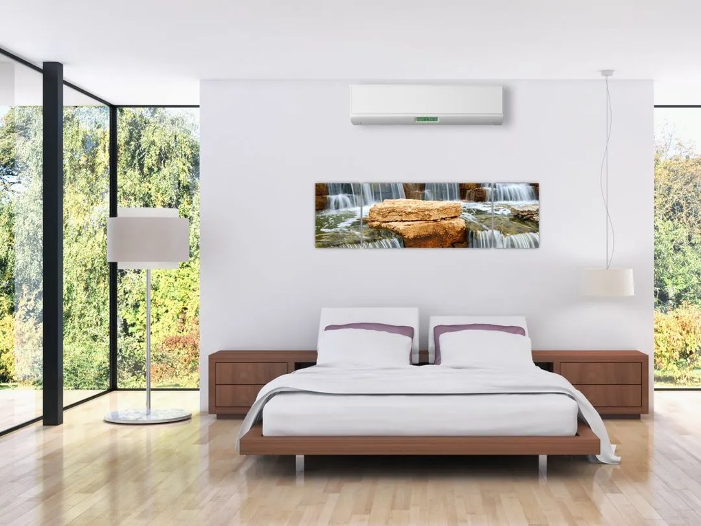 Obraz wodospadu (170x50 cm)