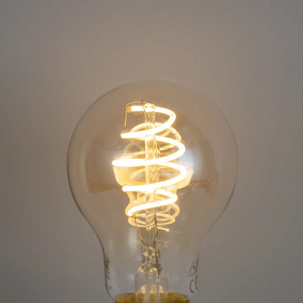 Zestaw 5 Inteligentne ściemnialne żarówki LED E27 A60 Bursztynowe 4,9W 320lm 2500K