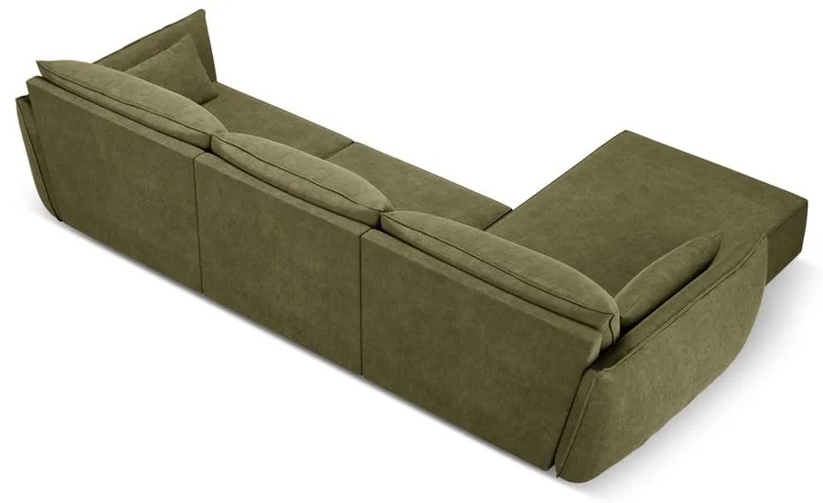 Zielony narożnik (lewostronny) Vanda – Mazzini Sofas
