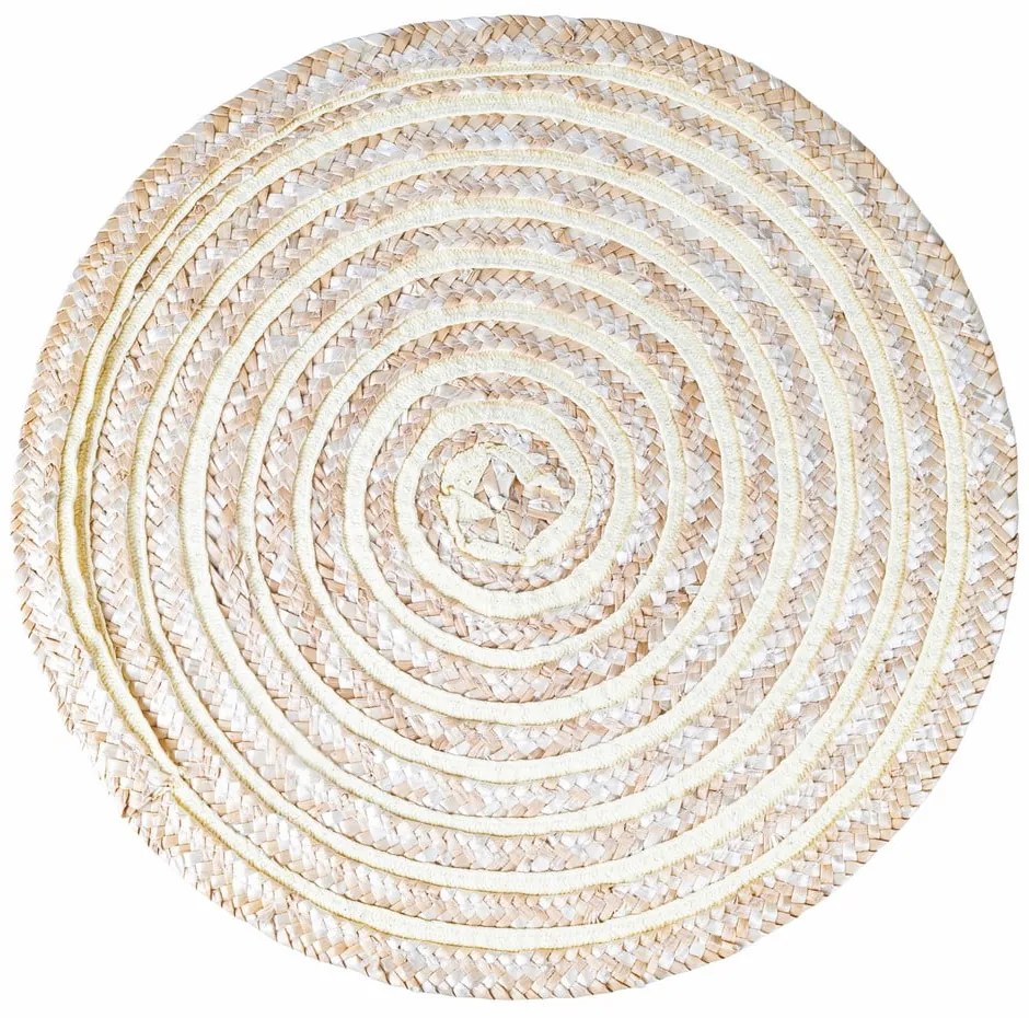 Maty stołowe z rafii zestaw 6 szt. ø 38 cm Spiral – Villa d'Este