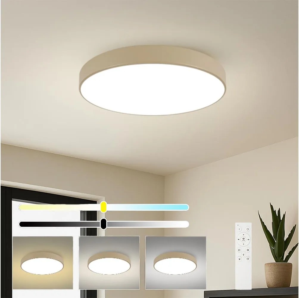 Brilagi - Oprawa LED ściemnialna POOL SMART LED/100W/230V 80 cm beżowa Wi-Fi Tuya + pilot