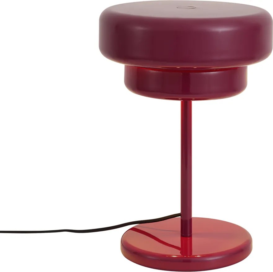 Lampa stołowa retro śliwkowa 41cm - Ophelia
