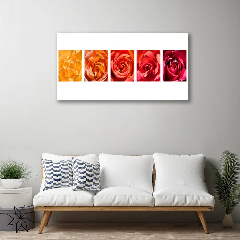 Obraz canvas Elegancja Herbacianych Róż