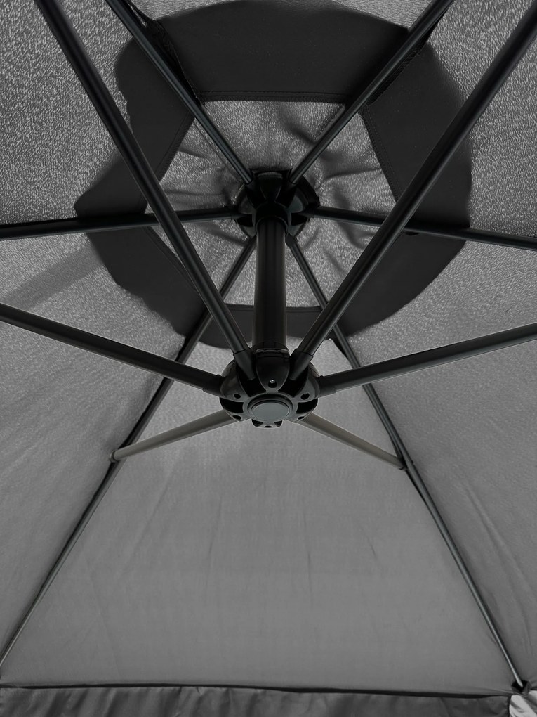 Składany parasol ogrodowy Floriva YN7011-DG, szary