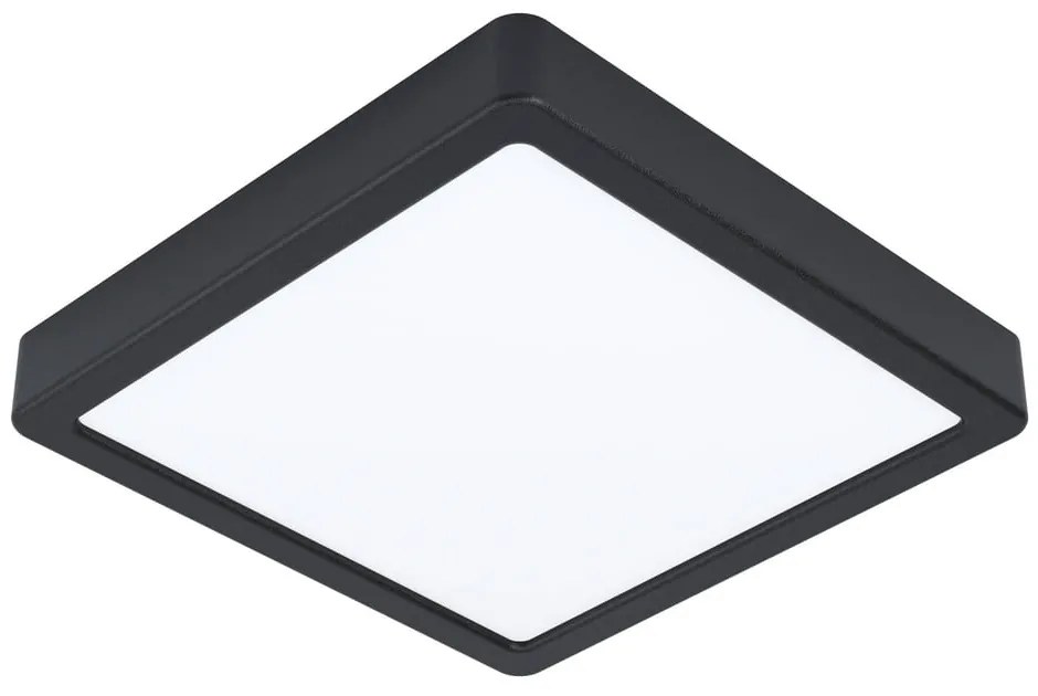 Czarna lampa sufitowa LED 21x21 cm FUEVA 5 – EGLO
