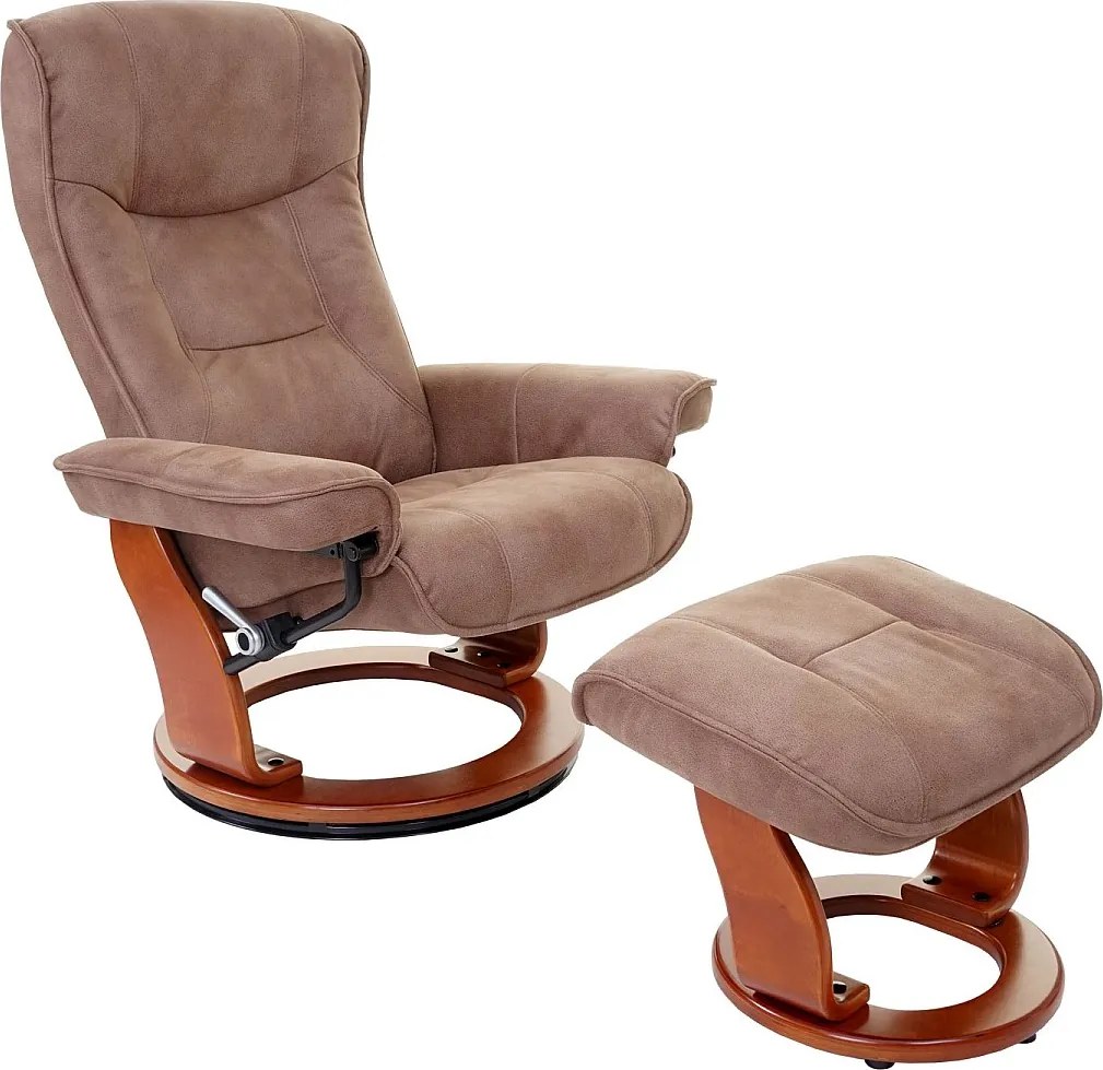 Fotel relaksacyjny Halifax,  kolor antyczny brązowy, miodowy