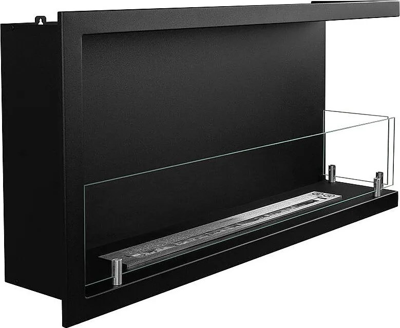 Biokominek narożny do zabudowy, biokominek narożny 90x45 SUTRI 90 DX