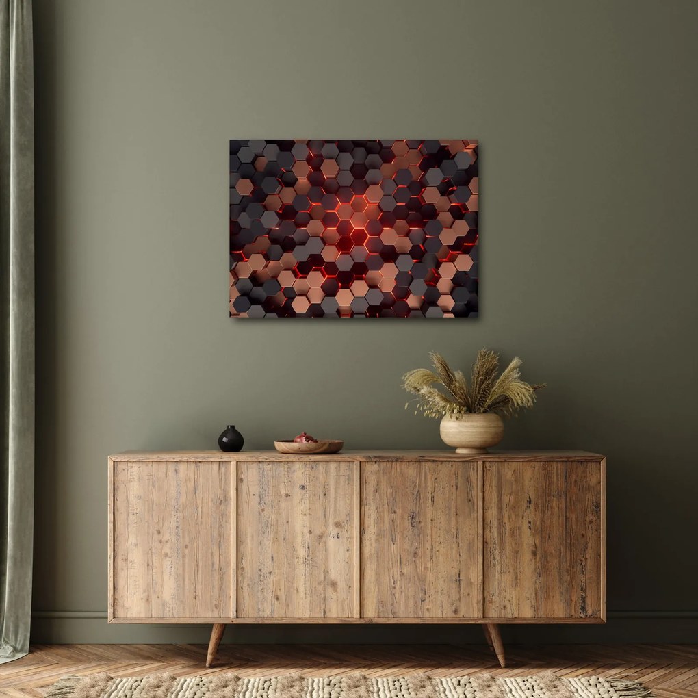 Obraz - Futurystyczna abstrakcja (70x50 cm)