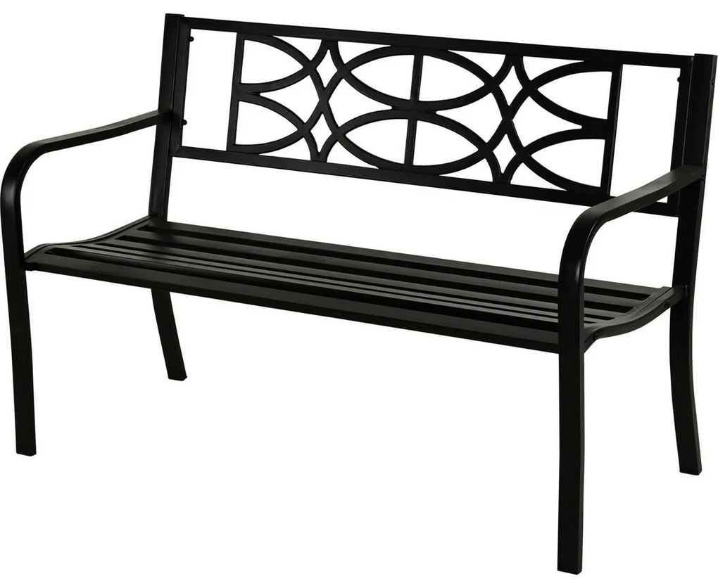 Ławka ogrodowa Olivia, 127 x 60 x h.80 cm